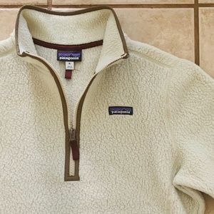 Patagonia Fleece Jacket Sweater 1/4 Zip Women's XL